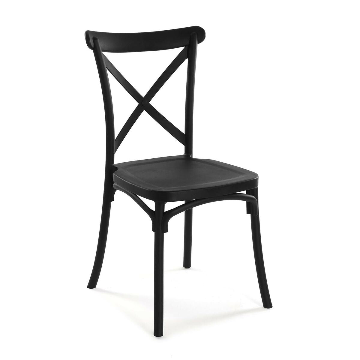 Chair Versa Black 43 x 88 x 43 cm (4 Units)