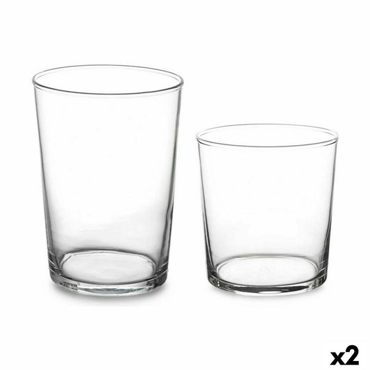 Lasisarja Bistro Transparent Glass (380 ml) (2 kpl) (510 ml)