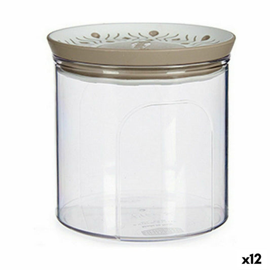 Tin Stefanplast Tosca Hermetic Beige Muovi 700 ml 11,7 x 11 x 11,7 cm (12 yksikköä)