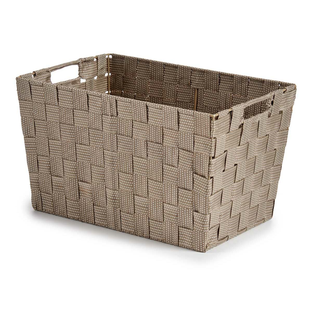 Laundry Basket Beige Cloth 10 L 25 x 20 x 35,5 cm (12 Units)