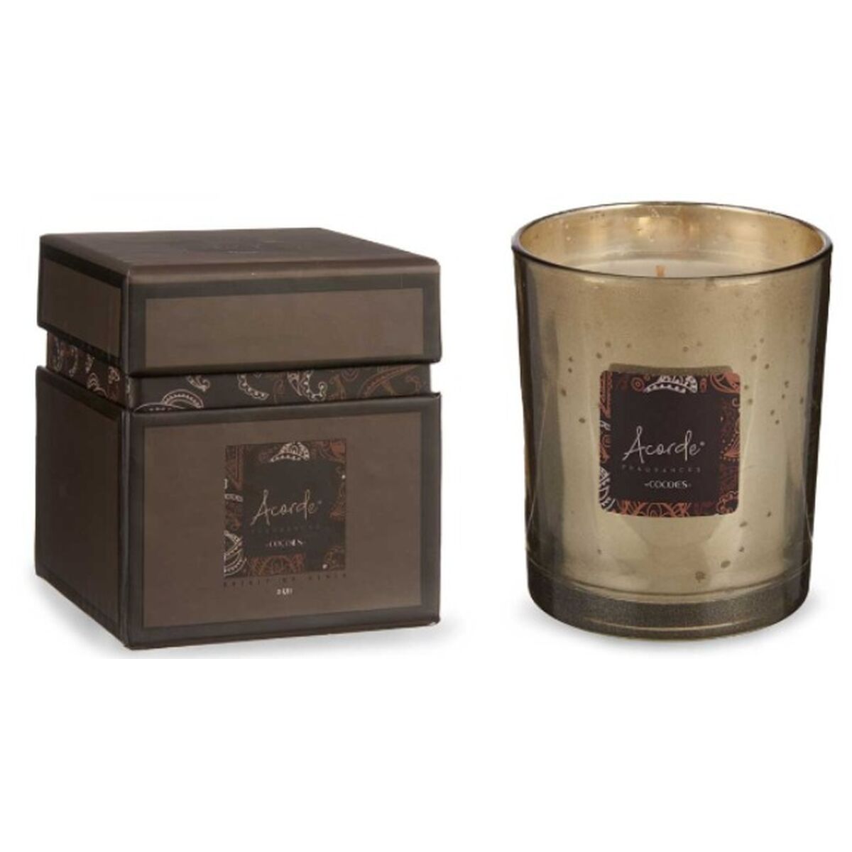 Scented Candle Acorde 7OZ-COCO Coconut 200 ml (8 Units)