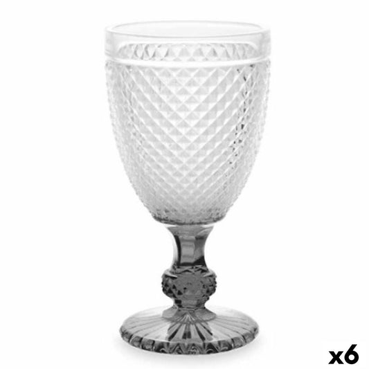 Wineglass Diamond Transparent Antrasiittilasi 256 ml (6 yksikköä)