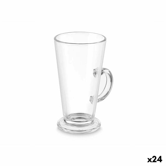 Wineglass Cafe Latte läpinäkyvä lasi 280 ml (24 yksikköä)