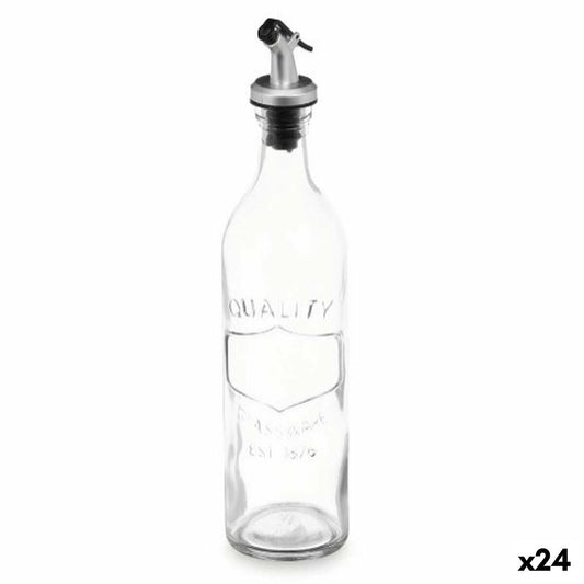 Cruet kohokuviolla läpinäkyvä lasi 500 ml (24 yksikköä)