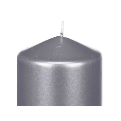 Candle Acorde 92537 Silver 7 x 13 x 7 cm (24 Units)