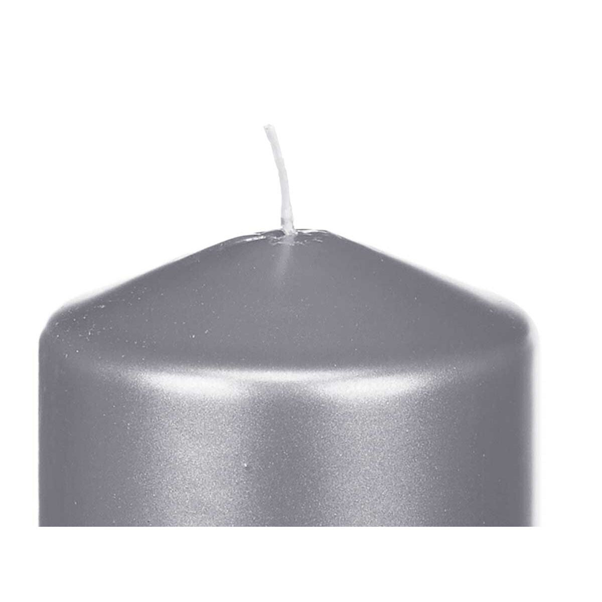 Candle Acorde 92539 Silver 7 x 15,5 x 7 cm (12 Units)