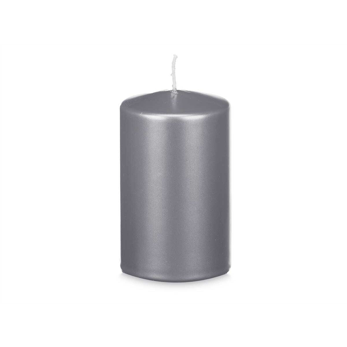 Candle Acorde 92545 Silver 9 x 15 x 9 cm (12 Units)