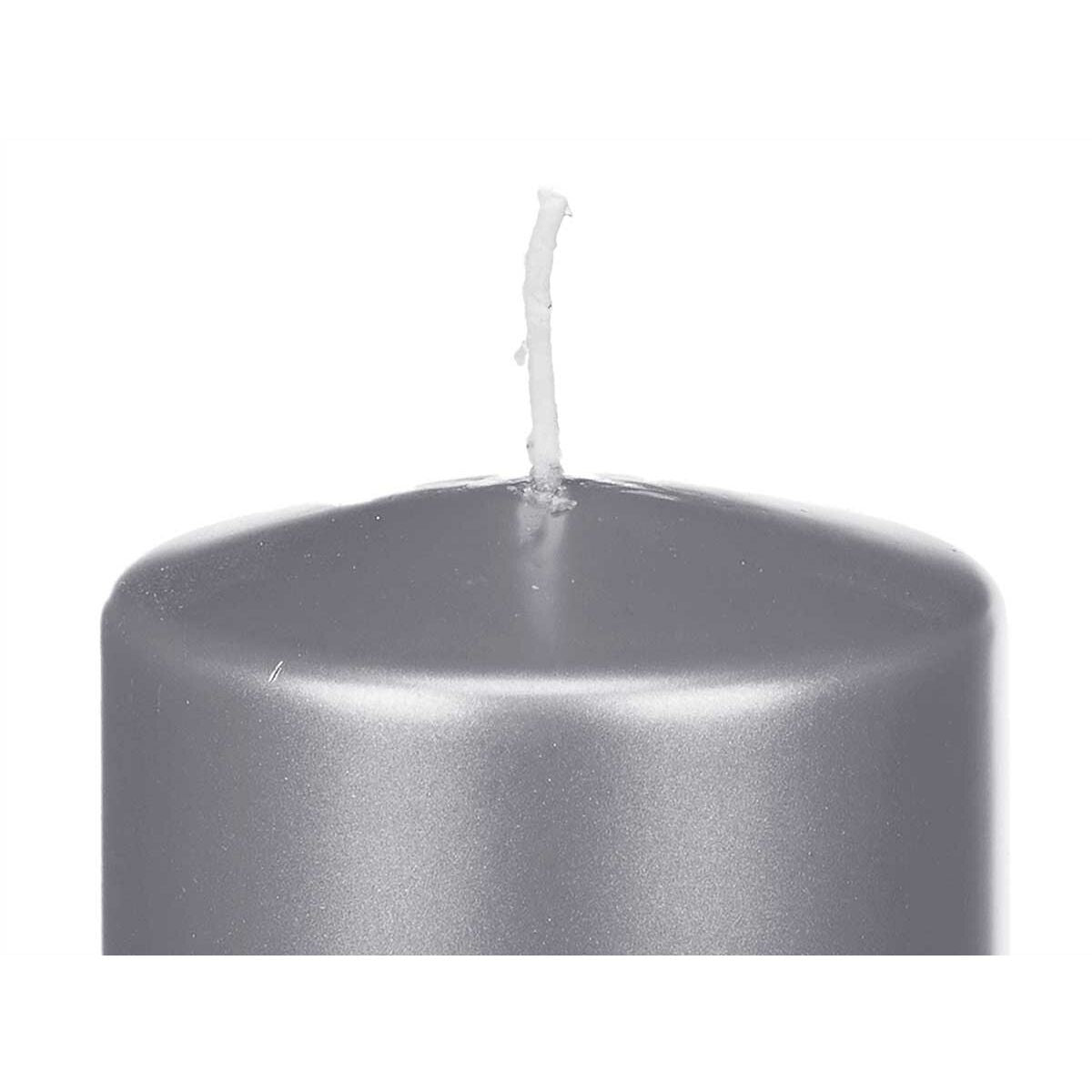 Candle Acorde 92545 Silver 9 x 15 x 9 cm (12 Units)