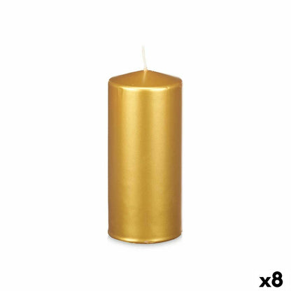 Candle Acorde 92546 Golden 9 x 20 x 9 cm (8 Units)