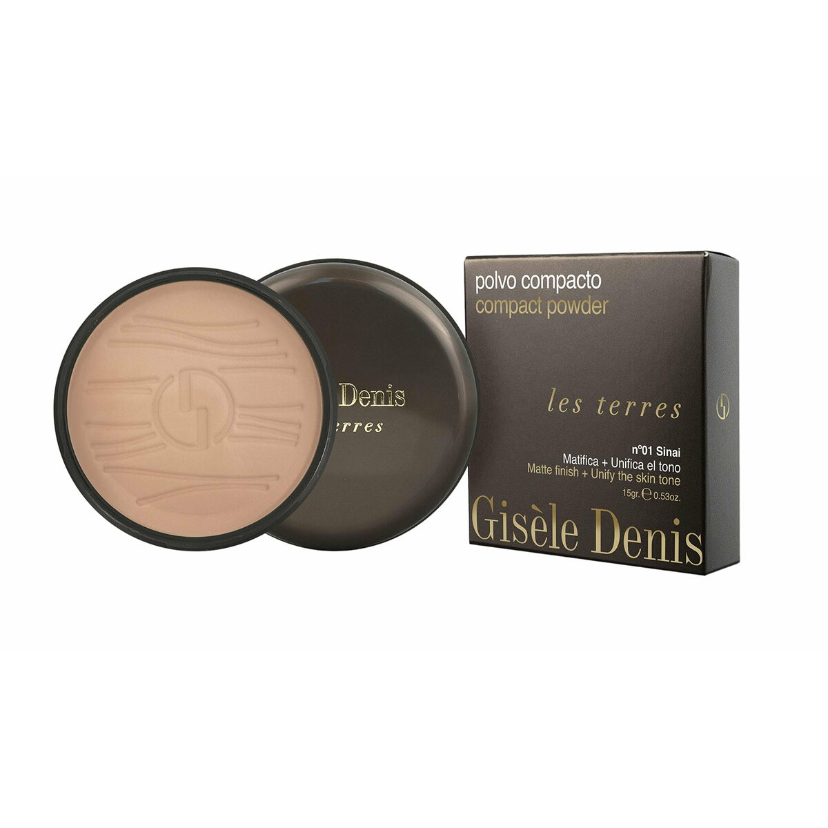 Compact Powders Gisèle Denis Les Terres Nº 01 Sinai 15 g Gisèle Denis