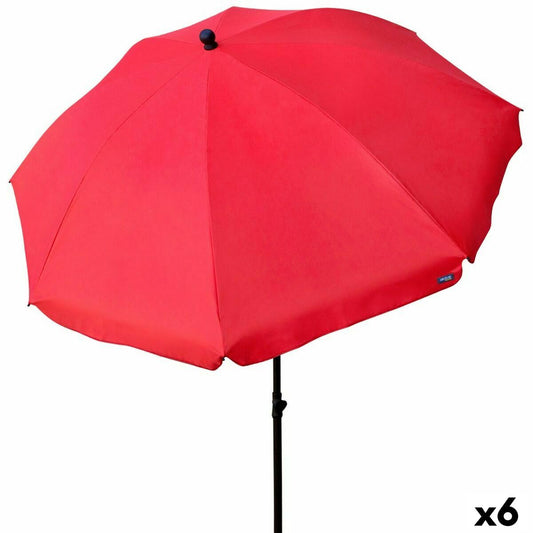 Sunshade Aktive Red 240 x 230 x 240 cm (6 Units) Aktive