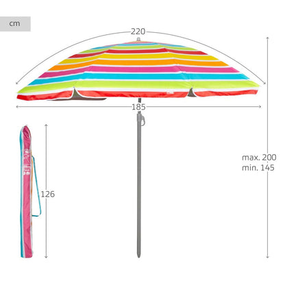 Sunshade Aktive 220 x 200 x 220 cm (6 Units)