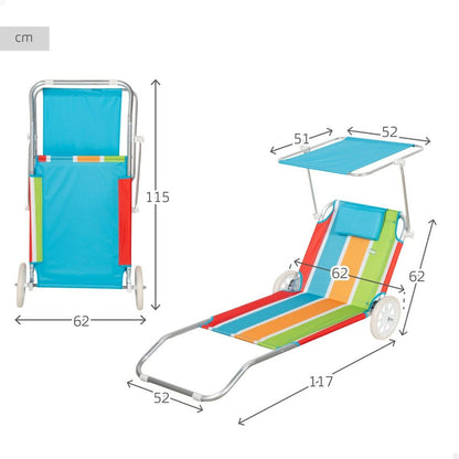 Beach sunbed Aktive (2 Units)