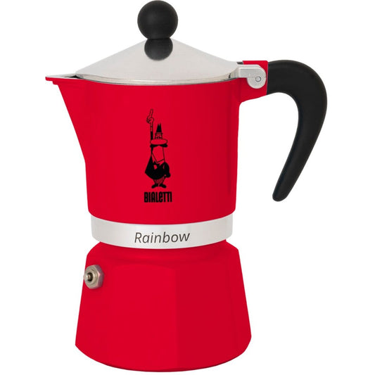 Italialainen kahvipannu Bialetti Rainbow Red Alumiini 60 ml