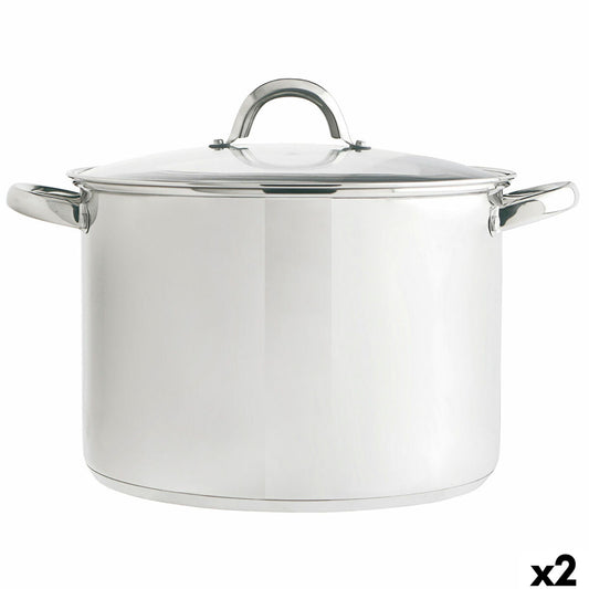 Casserole with lid Quid Ottawa Ø 30 cm (2 Units) Quid